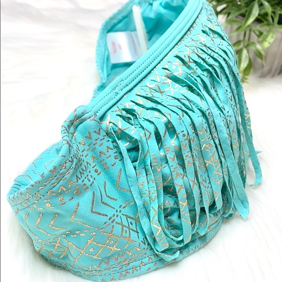 XHILARATION— Turquoise Strapless Bikini Top - Picture 2 of 6